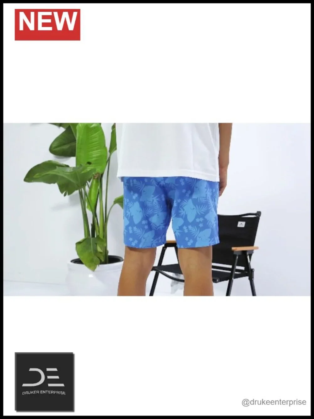 Mens Swim Trunks with Compression Liner 7 Inch Inseam Quick Dry Board Shorts